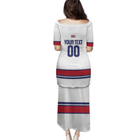 Custom Great Britain Hockey Family Matching Puletasi and Hawaiian Shirt 2025 Go Champions