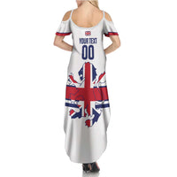 Custom Great Britain Hockey Family Matching Summer Maxi Dress and Hawaiian Shirt 2025 Go Champions
