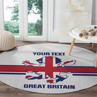 Custom Great Britain Hockey Round Carpet 2025 Go Champions