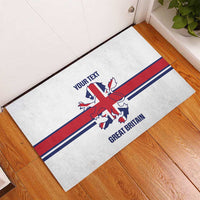 Custom Great Britain Hockey Rubber Doormat 2025 Go Champions