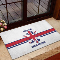 Custom Great Britain Hockey Rubber Doormat 2025 Go Champions