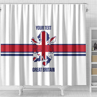 Custom Great Britain Hockey Shower Curtain 2025 Go Champions