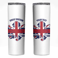 Custom Great Britain Hockey Skinny Tumbler 2025 Go Champions
