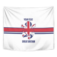 Custom Great Britain Hockey Tapestry 2025 Go Champions