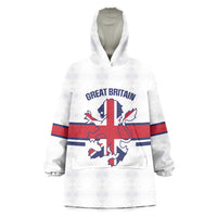 Custom Great Britain Hockey Wearable Blanket Hoodie 2025 Go Champions