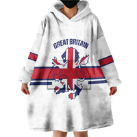 Custom Great Britain Hockey Wearable Blanket Hoodie 2025 Go Champions