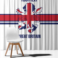 Custom Great Britain Hockey Window Curtain 2025 Go Champions