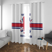 Custom Great Britain Hockey Window Curtain 2025 Go Champions