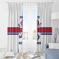 Custom Great Britain Hockey Window Curtain 2025 Go Champions