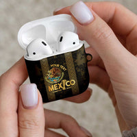 Custom Mexico Football AirPods Case 2025 El Tri Champions Gold Color - Wonder Print Shop