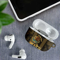 Custom Mexico Football AirPods Case 2025 El Tri Champions Gold Color - Wonder Print Shop