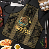 Custom Mexico Football Apron 2025 El Tri Champions Gold Color - Wonder Print Shop