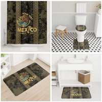 Custom Mexico Football Bathroom Set 2025 El Tri Champions Gold Color - Wonder Print Shop