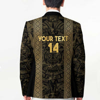 Custom Mexico Football Blazer 2025 El Tri Champions Gold Color - Wonder Print Shop
