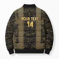 Custom Mexico Football Bomber Puffer Jacket 2025 El Tri Champions Gold Color - Wonder Print Shop