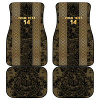 Custom Mexico Football Car Mats 2025 El Tri Champions Gold Color - Wonder Print Shop