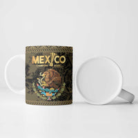 Custom Mexico Football Ceramic Mug 2025 El Tri Champions Gold Color - Wonder Print Shop