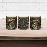 Custom Mexico Football Ceramic Mug 2025 El Tri Champions Gold Color - Wonder Print Shop