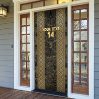 Custom Mexico Football Door Cover 2025 El Tri Champions Gold Color - Wonder Print Shop