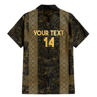 Custom Mexico Football Family Matching Mermaid Dress and Hawaiian Shirt 2025 El Tri Champions Gold Color - Wonder Print Shop