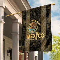 Custom Mexico Football Garden Flag 2025 El Tri Champions Gold Color - Wonder Print Shop