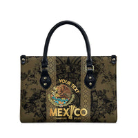 Custom Mexico Football Leather Bag 2025 El Tri Champions Gold Color - Wonder Print Shop
