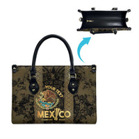 Custom Mexico Football Leather Bag 2025 El Tri Champions Gold Color - Wonder Print Shop