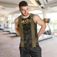 Custom Mexico Football Men Tank Top 2025 El Tri Champions Gold Color - Wonder Print Shop