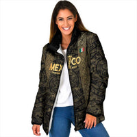 Custom Mexico Football Padded Jacket 2025 El Tri Champions Gold Color - Wonder Print Shop