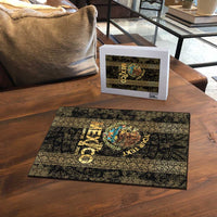 Custom Mexico Football Puzzle 2025 El Tri Champions Gold Color - Wonder Print Shop