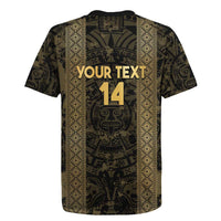 Custom Mexico Football Rugby Jersey 2025 El Tri Champions Gold Color - Wonder Print Shop