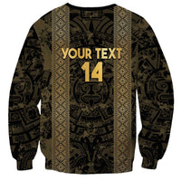 Custom Mexico Football Sweatshirt 2025 El Tri Champions Gold Color - Wonder Print Shop
