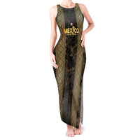 Custom Mexico Football Tank Maxi Dress 2025 El Tri Champions Gold Color - Wonder Print Shop