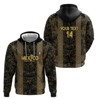 Custom Mexico Football Zip Hoodie 2025 El Tri Champions Gold Color - Wonder Print Shop