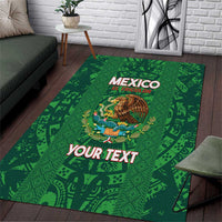Custom Mexico Football Area Rug 2025 El Tri Champions Green Color - Wonder Print Shop