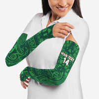 Custom Mexico Football Arm Sleeves 2025 El Tri Champions Green Color - Wonder Print Shop