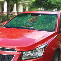 Custom Mexico Football Auto Sun Shade 2025 El Tri Champions Green Color - Wonder Print Shop