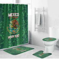 Custom Mexico Football Bathroom Set 2025 El Tri Champions Green Color - Wonder Print Shop