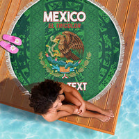 Custom Mexico Football Beach Blanket 2025 El Tri Champions Green Color - Wonder Print Shop