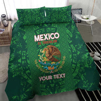 Custom Mexico Football Bedding Set 2025 El Tri Champions Green Color - Wonder Print Shop