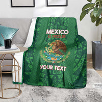 Custom Mexico Football Blanket 2025 El Tri Champions Green Color - Wonder Print Shop