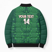 Custom Mexico Football Bomber Puffer Jacket 2025 El Tri Champions Green Color - Wonder Print Shop