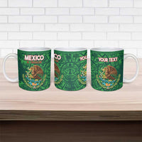 Custom Mexico Football Ceramic Mug 2025 El Tri Champions Green Color - Wonder Print Shop