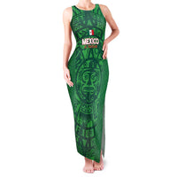 Custom Mexico Football Family Matching Tank Maxi Dress and Hawaiian Shirt 2025 El Tri Champions Green Color - Wonder Print Shop
