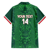 Custom Mexico Football Hawaiian Shirt 2025 El Tri Champions Green Color - Wonder Print Shop