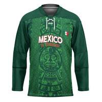 Custom Mexico Football Hockey Jersey 2025 El Tri Champions Green Color - Wonder Print Shop