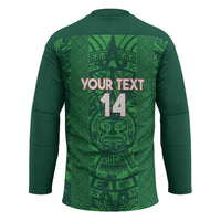 Custom Mexico Football Hockey Jersey 2025 El Tri Champions Green Color - Wonder Print Shop