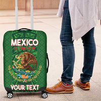 Custom Mexico Football Luggage Cover 2025 El Tri Champions Green Color - Wonder Print Shop