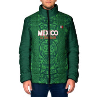 Custom Mexico Football Padded Jacket 2025 El Tri Champions Green Color - Wonder Print Shop
