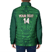 Custom Mexico Football Padded Jacket 2025 El Tri Champions Green Color - Wonder Print Shop